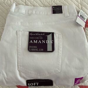 Gloria Vanderbilt Amanda Heritage Fit Slimming Jeans, Color, Crystal White